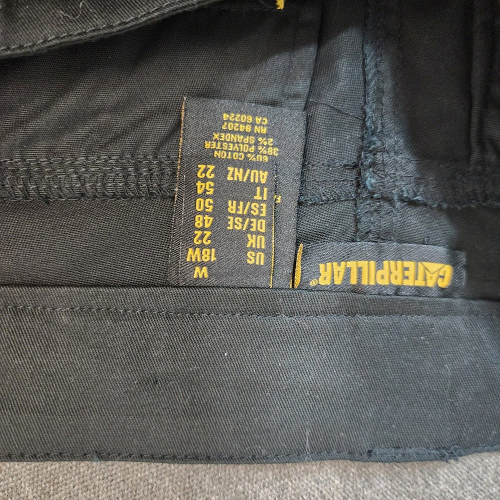 Caterpillar CAT Womens Black Cargo Work Pants Slim Fit Utility Trousers NWT - Picture 12 of 16
